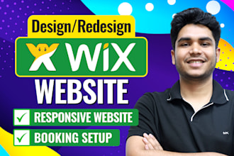 do wix website design or redesign wix business website development, wix expert