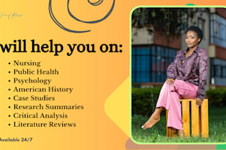 do reports in nursing, public health, psychology, american history, case studies