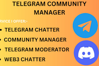 telegram chatters web3 hyper discord chatters with 20 chatters in crypto project