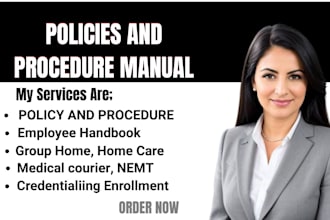 write home care policy and procedures manual medical couriers employee handbook