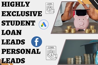 generate student loan leads consolidation leads business personal loan leads