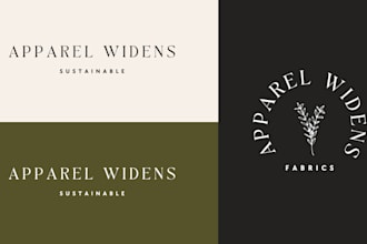design luxury logo with corporate identity package