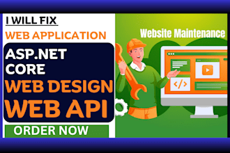 fix html css javascript asp dot net and website issues