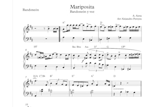 make a bandoneon and vocal arrangement for you