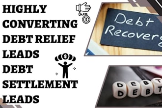 generate debt consolidation leads debt relief leads debt settlement leads