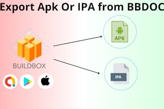 export buildbox to apk or ipa from bbdoc project