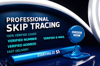 do skip tracing for real estate and llc skip tracing in bulk