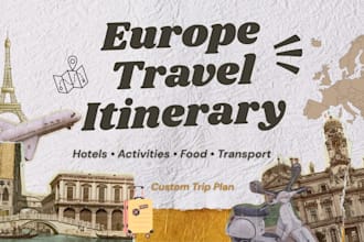 create a custom europe travel itinerary for your trip