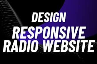 design radio station website radio website podcast website music website leads