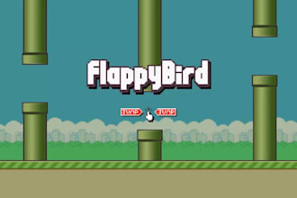 create a flappy bird style endless game