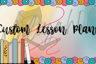create custom lesson plans