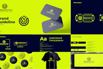 logo brand identity design and brand style guidelines