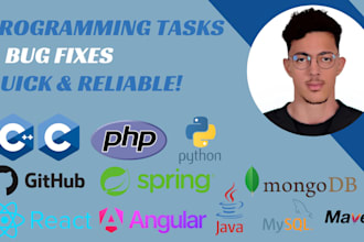 fix bugs and handle programming tasks in c, cpp, java, PHP