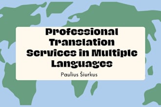 translate document in multiple languages