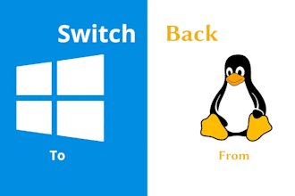 switch back your PC from linux to windows