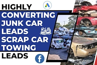 generate junk cars leads scrap car leads towing leads roadside assistance leads