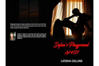 design romance book cover or erotic book cover design