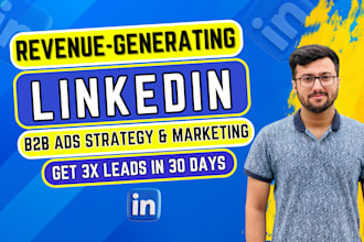 develop expert linkedin ads strategy for b2b marketing and leads