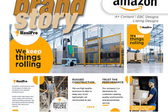 design a highly converting amazon brand story for ebc to boost sales