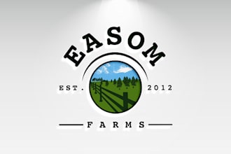 design custom logo for natural agriculture farms