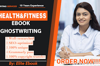 write amazon kdp ebook ghostwriter health, fitness, medical ebook, book editing