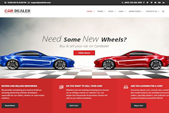 design car dealership website, car rental website automotive dealership website