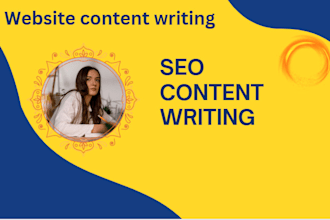 be your SEO article writer, content writer or blog writer