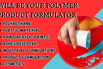 develop a paint formulation, polymer, color products and chemical products