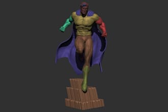 port 3d figure, toy sculpture,3d stl file for 3d printing, exclusive 3d minis