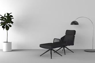design stunning 3d furniture models and renderings