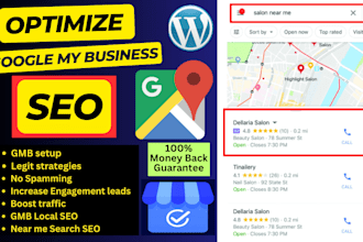 boost local SEO, optimize google my business, rank higher on gmb maps