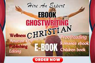 self help romance book writerwrite KDP nonfiction christian ebook ghostwriter