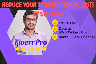 manage offshore dev team at 60 percent less cost for project or product