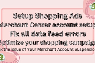 setup google ads adwords ppc campaigns, search, shopping ads
