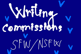 write fanfiction, short stories and oc lore commissions