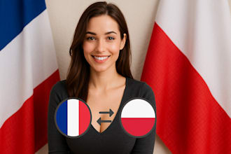 manually translate between polish and french