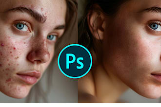 do high end portrait retouching, photo editing