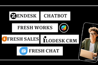 setup freshdesk zendesk freshsales freshworks zapier integration for ur business