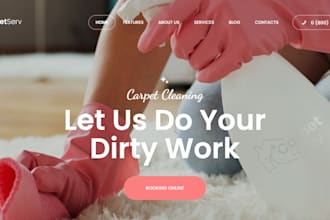 handyman website design cleaning website design booking website, plumber website