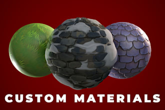 design realistic and stylized textures for your project