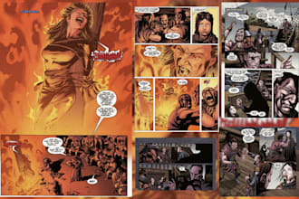 draw comic book illustration, comic strip, political cartoon as comic artist