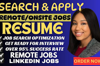do professional resume writing, job search, cover letter, linkedin optimization