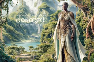 design environment concept art and background