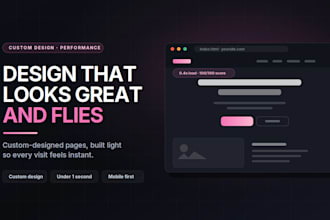 design and develop a custom HTML website for your business