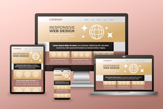 design and develop a custom HTML website for your business
