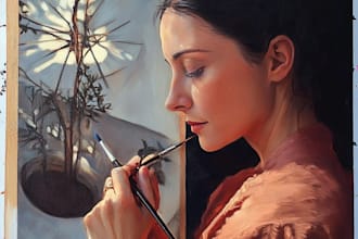 draw realistic self portrait best oil painting