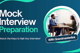 conduct professional mock interview to help you ace any job