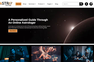 design spiritual website astrology website tarot reading tarot card website