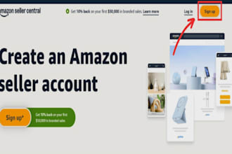 create new amazon seller central account