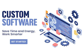 do professional software development, custom website backend front end developer